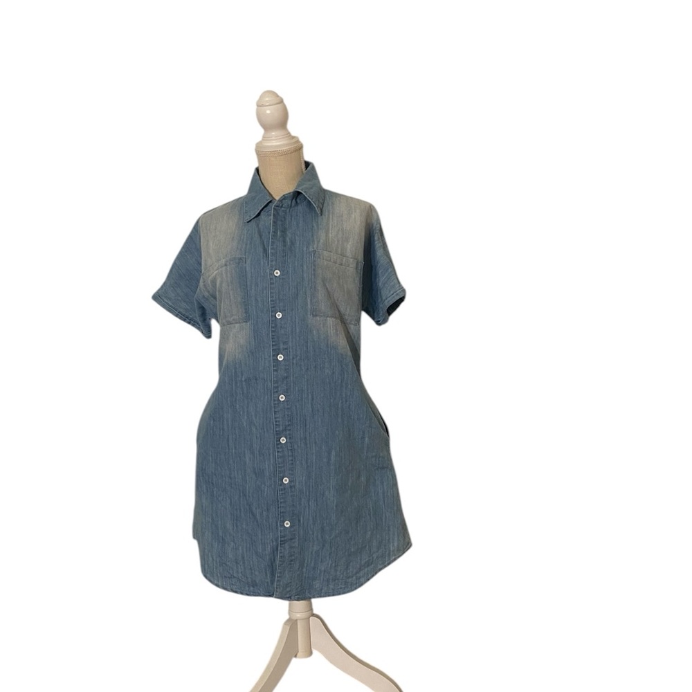Denim Shirt Dress